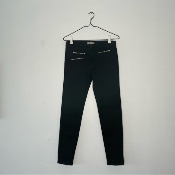 J Brand Alana Black Zipper Pocket Jeans - Picture 16 of 16
